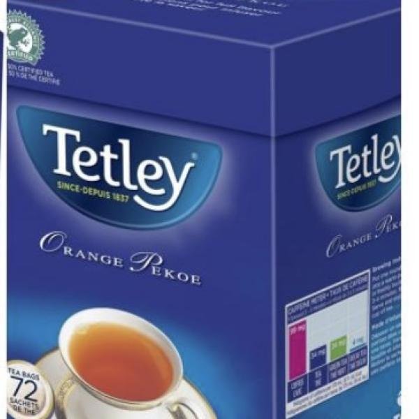 Tetley tea 72 bags