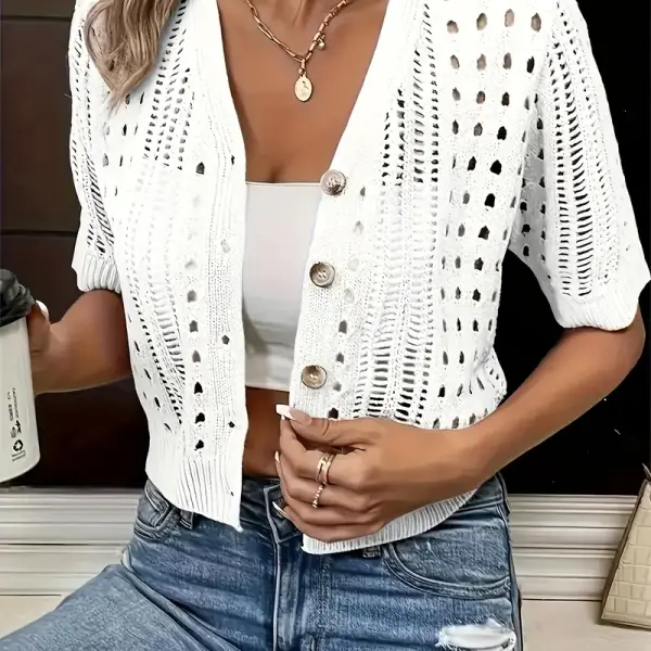 V-Neck Cardigan