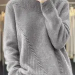 Women's Elegant Half-Turtleneck Sweater
