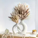 2pcs Boho Chic Geometric Plastic Vases - Nordic Heart