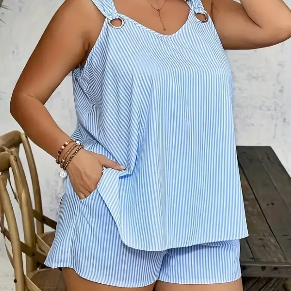 Women'S Striped Outfit