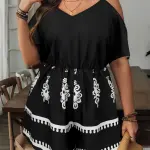 Summer Casual Plus-Size Jumpsuit