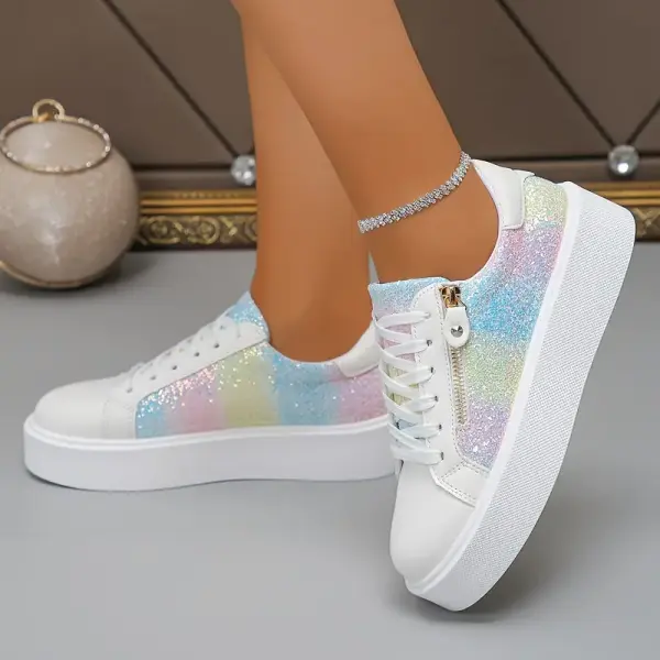 Colorful Glitt Casual Sports Shoes for Women