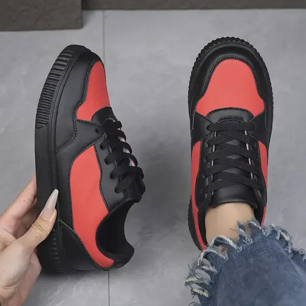 Women's White Low-Top Sneakers