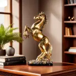 Resin Horse Statue 1pc