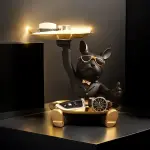 A Small Decorative Figurine of a French Bulldog