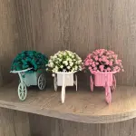 3pcs bicycle with simulated flower set