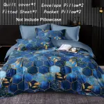 6pcs Bedding Set, Brushed Six-piece Home Fitted Sheet