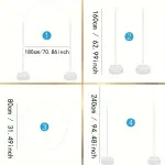 Set, Multifunctional 4-in-1 Wedding Arch Stand, Backdrop Stand, Balloon Ring Suitable For Wedding,