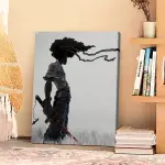 1pc Framed Anime Canvas Print Poster