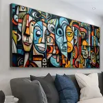 Pablo Picasso-Inspired Unframed Canvas Art