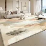 Modern Geometric Velvet Area Mat