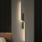 1pc LED Wall Light - Modern Minimalist Style LVD Light Source with Three-Color Temperature Adjustment