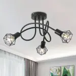 1pc Industrial 3 Way Ceiling Light