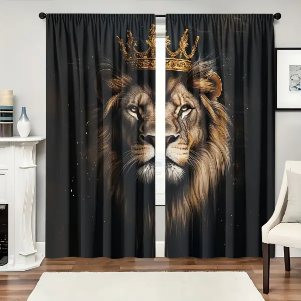 Two Pieces Made of Polyester Material, Featuring a High-Definition Digital Print of The Lion King Design