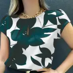 Women's Elegant Casual Short Sleeve Blouse