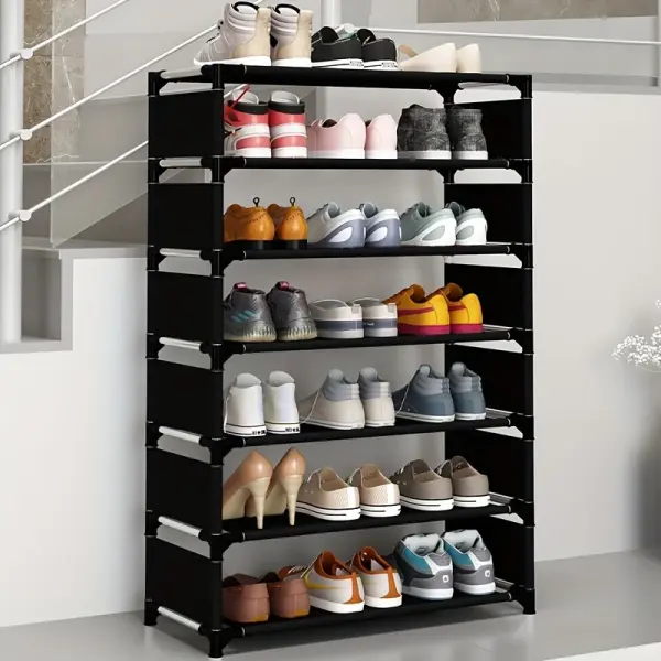 5/7-Tier Space-Saving Shoe Rack, Easy Assembly
