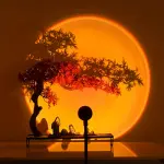 Sunset Lamp, Projector Sunset Light LED Projection Night Light 360 degrees rotating